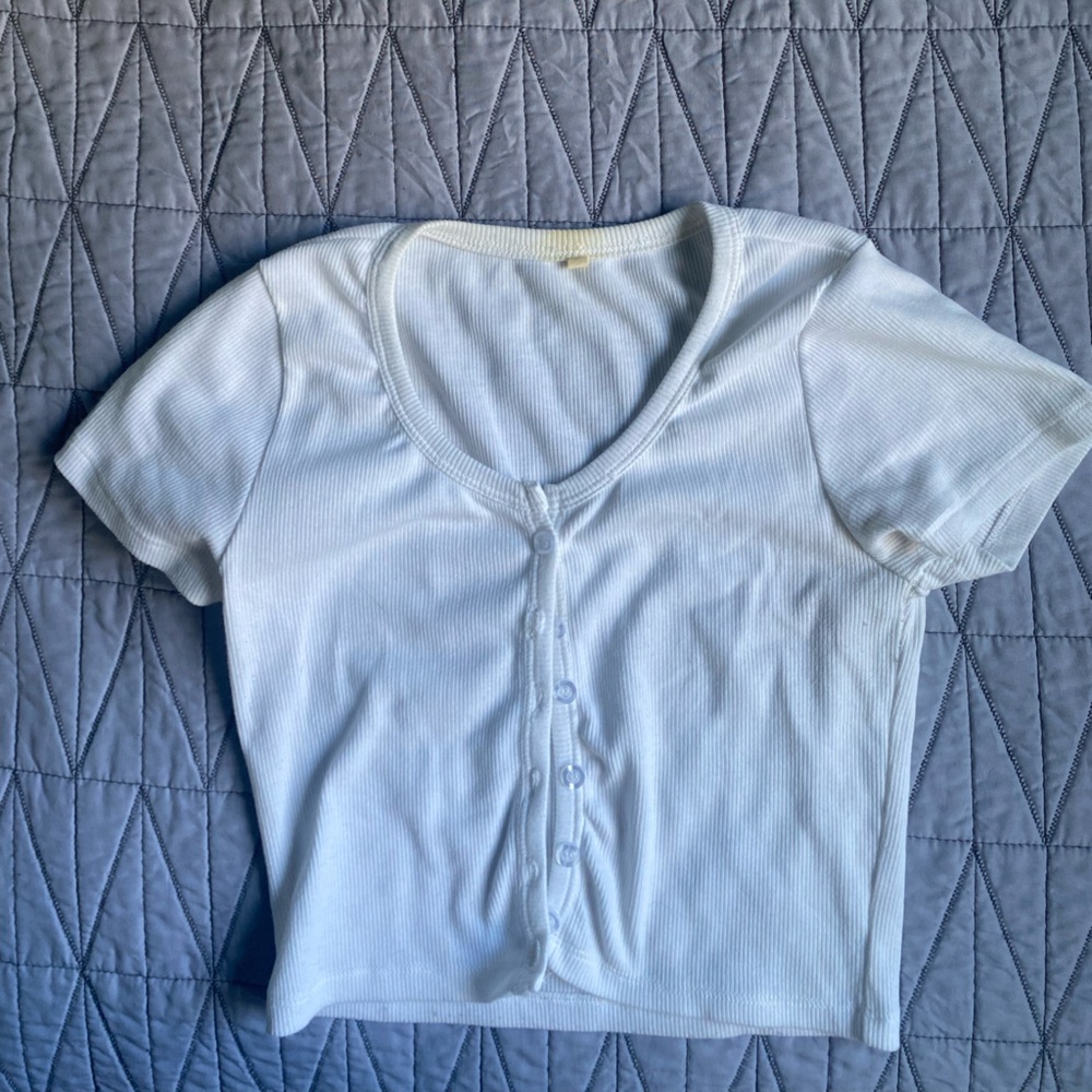 SHEIN button crop top, size XS
